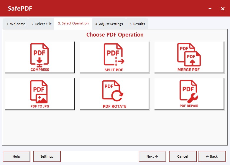 Operations Window